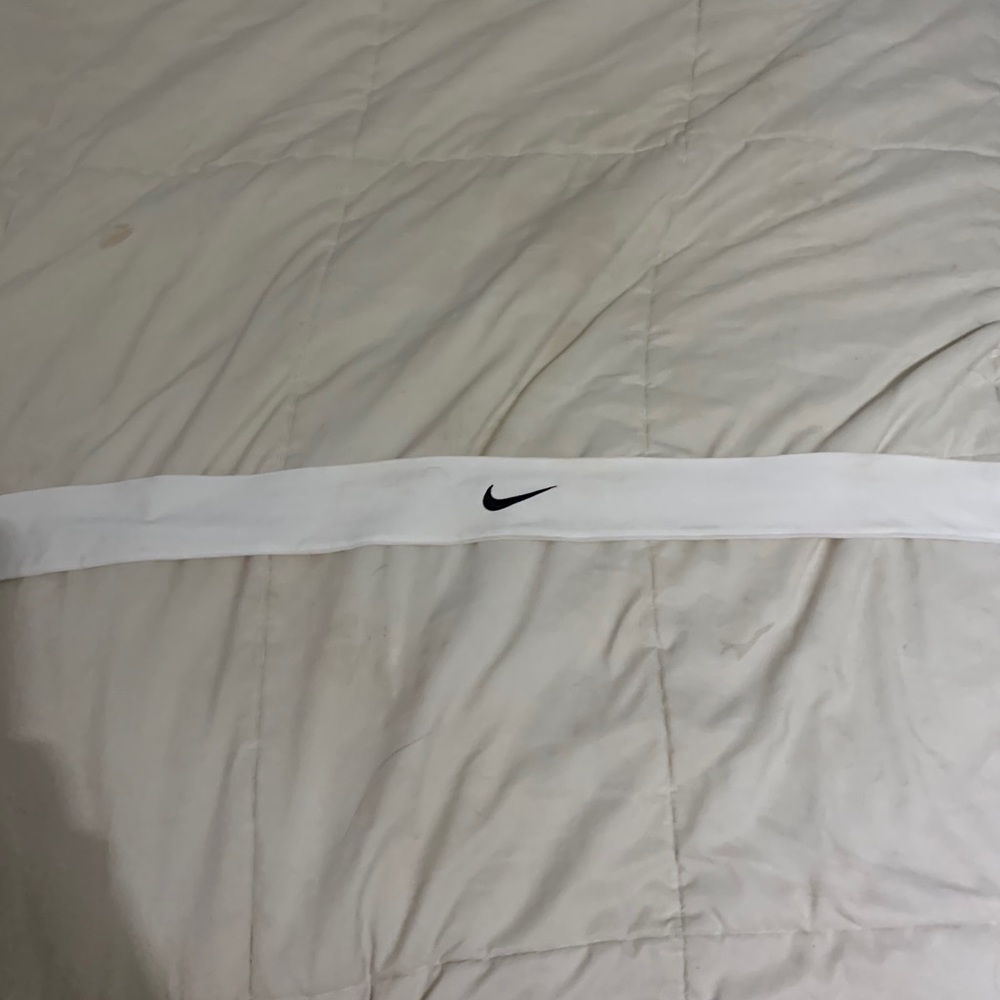 white nike wrap headband